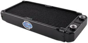 water cooling aluminum radiator 240mm radiator with G1/4 thread for PC water cooling system
