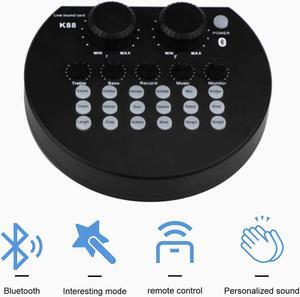 Mixer For Live Streaming External Sound Card Mobile Phone Karaoke Computer USB Voice Changer Music Recording Bluetooth