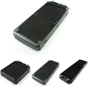 120mm 240mm 360mm Aluminium  Water Cooling Radiator / Heat Exchanger  for 12CM Fan