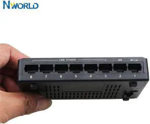 Sell 100Mbps IEEE802.3x 8 Port S POE Switch Power Over Ethernet Network Switch Ethernet For IP Camera VoIP Phone AP Devices