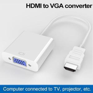 to VGA Converter Adapter Male to Female  to VGA Cable Digital to Analog 1080P Video Converter for HDTV PC Laptop