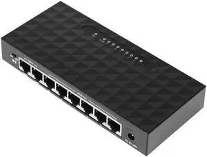 8 Port Network POE Switch 10/100 Mbps Ethernet Network Switch Lan Hub Ethernet Smart Switcher For NVR Router Computer Video
