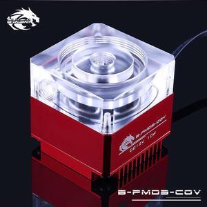 B-PMD3-COV 5v RGB Water Cooling Pump with Heatsink 600L DDC Red