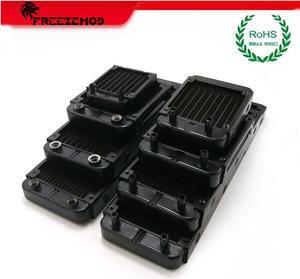 Water Cooling Aluminum Radiator Multi-Channels, 60mm 80mm 90mm 120mm 240mm 360mm 480mm For Computer LED Beauty Apparatus