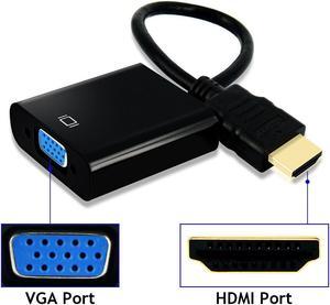 HDMI to VGA Cable for PC Computer PS3 PS4 Game Player HDMI Cable Support Full HD 1080P HDTV Converter