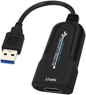 USB 2.0 HDMI Game Capture Card 1080P Wideo Reliable Streaming Adapter for Live Broadcasts Video Recording