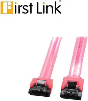 Serial ATA Data Cable with Lockout Lock for PC Laptop SATA 3.0 SATAIII 6Gbps HDD Hard Drive / SSD-UV Red