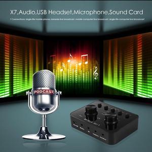 USB 2.0 External Sound Card Virtual 7.1 Channel 3D Mini Audio Adapter For Microphone Headphone USB C Type C Sound Card