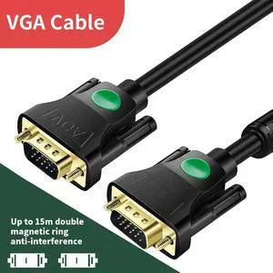 to  cable PC Computer Monitor Projector male to male connect cord  2m 1.5m 1m 5m 8m 10m 12m 15m cable  adapter