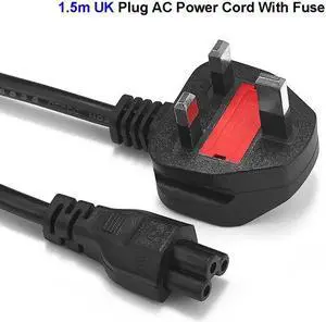 Plug Power Cord 1.5m British Main C5 Power Supply Cable For      LG   Notebook Laptop LG TV