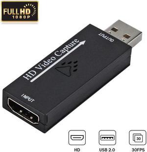 Vide Capture Cards HD t USB 2.0 1080P 30Fps Recrd Directly t Cmputer fr Live Bradcasting Gaming Teaching