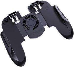 Finger Pubg Controller Gamepad Pubg Mobile Trigger L1R1 Shooter Joystick Game Pad Phone Holder Cooler Fan with Power Bank