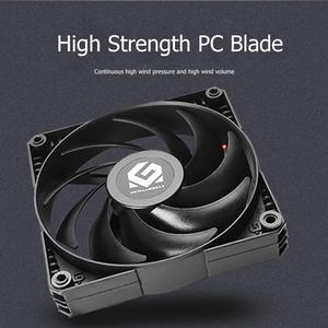 MG 120mm 140mm Computer Chassis Cooler Fan Heatsink Universal 4Pin PWM Heatsink Radiator PC Case Cooling Radiator