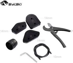 Water Cooling PETG Hard Tube Bend Tools OD12mm OD14mm OD16mm Pipe Bender Mould  Scissors SiliconeBar Drop Shipping