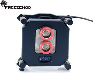 UPR-2020I CPU Water Cooler Block LCD With TemperatureDdisplay VA Screen For  115X 2011 2066 MOD Water Coolling