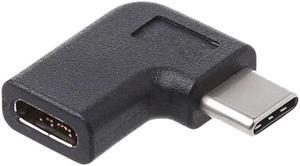 90 Degree Right Angle USB 3.1 Type C Male To Female USB-C Converter Adapter