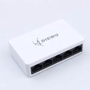 New 100Mbps 5 Ports Mini Fast Ethernet LAN RJ45 Network Switch Switcher Hub For Desktop PC