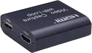 4K HD Video Capture Card USB Loop 2.0 Cards Live Streaming Video Recording