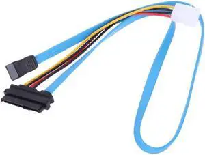 7 Pin SATA Serial ATA to SAS 29 Pin and 4 Pin Power Adapter Connector Cable