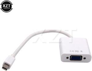 For MacBook Air Pro iMac Mac Mini Thunderbolt Mini DisplayPort Display Port Mini DP To VGA Cable Adapter 1080P  for HDTV Monitor