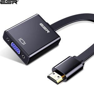 HDMI TO VGA Adapter Audio Cable HDMI Splitter to VGA Converter Digital HD 1080P HDMI Cable Adapter to Xbox PS4 PC Laptop TV