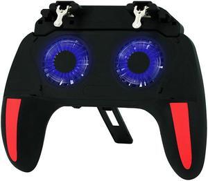 For PUBG Controller Double Cool Fan 2500/5000mAh Power Bank Game Controller Joystick Android IOS Mobile Phone