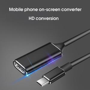 USB Type C To HDMI Adapter 4K USB3.1 C To HDMI Adapter Male To Female Cable Converter Cable Jack HDMI VGA For PC TV Box