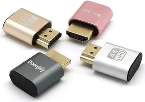 E VGA Virtual Display Adapter HDMI 1.4 DDC EDID Dummy Plug Display Emulator Dropship