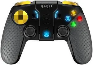 PG 9118 Smart Bluetooth Game Controller Gamepad Wireless Joystick Console Game With Telescopic Holder For Smart Phone r25