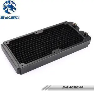 B-RD240-TN 240mm 2 x 12cm Copper Radiator Water Cooling