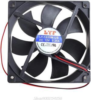 12cm High Speed Computer DC 12V 2Pin PC Case System Hydraulic Cooling Fan 12025 Jy31 20 Dropship