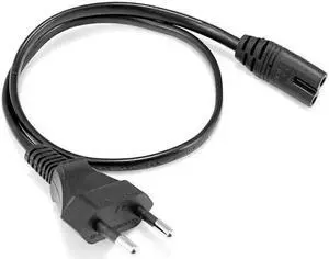 Power Cord Figure 8 EU Plug IEC320 C7 AC Extension Cord Cable For  Laptop Charger  Printer Radio Speaker XBOX One S