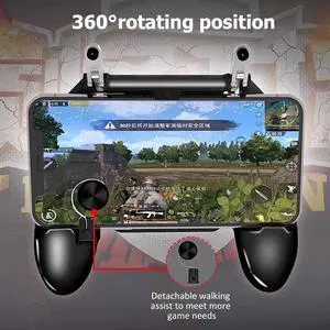 + PUGB Mobile Joystick Gamepad Metal L1R1 Shooter Joystick for IOS Android Mobile Phone Mobile Game Controller  Fire PUBG
