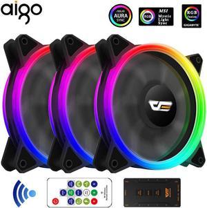 DR12 Pro Cooler PC Case Fan RGB Fan 120mm Fan Adjust Argb Mute IR AURA SYNC  RGB Cooling Computer Fans