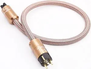 Hi-End  P106  US HIFI Power cable Schuko Mains Power Cord EU Power Plug Cable for CD Amplifer 1.5M
