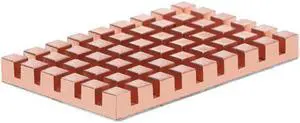 40x26MM 40x26MM Copper Heatsink and 2/3/4MM Thermally Conductive Adhesive for mSATA NGFF 5030 msata3.0 Solid State Disk SSD