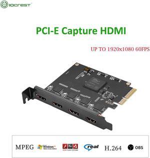 Quad HDMI Recorder 4K PCIe Capture Card