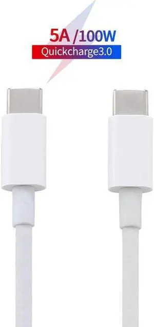 2m PD 100W USB C to USB C Charging Cable For 96W 87W 61W 13" 15" Macbook Pro