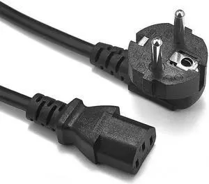 Power Extension Cord 1.5m 5ft 1.8m 6ft ro Schuko Plug IEC C13 Power Supply Cable For  PC Computer Monitor Printer TV