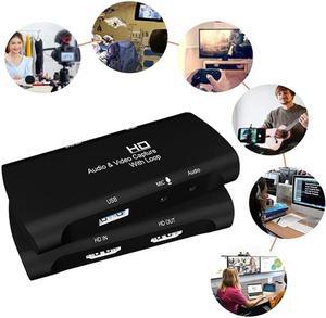 Vide Capture Card, HDMI USB 2.0 4K Prtable Vide Cnverter fr Game Streaming Live Bradcasts Vide Recrding