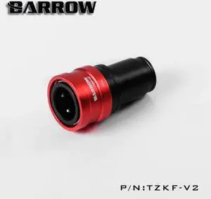 TZKF-V2 black silver water cooling fittings sealing quick coupling Famale connector
