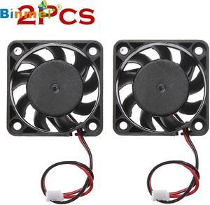 2pcs 12V Mini Cooling Computer Fan - Small 40mm x 10mm DC Brushless 2-pin   JAN31