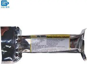 Net Weight 85 Grams Fast Curing Aluminum Soft Tube Packaging White 9980 Thermal Adhesive Cement Glue Silicone for LED VGA ST85