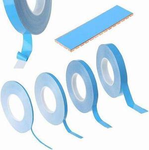 25M/roll* 3/5/8/10/12/15/18/20mm Double-sided Adhesive Super Thermal Conductive Tape For Chip LED Tape PCB Radiator Home Decor