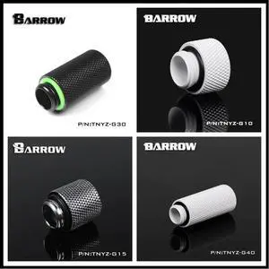 Extender Base Fitting, G1/4 Femal To Male Thread Hand Compression, 7.5MM/10MM/20MM/30MM/40MM