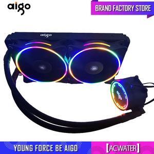 Liquid Water Cooling CPU Cooler rgb Heatsink Integrated Radiator PC computer Case 120mm fan LGA 2011/1151/1155/AM3+/AM4