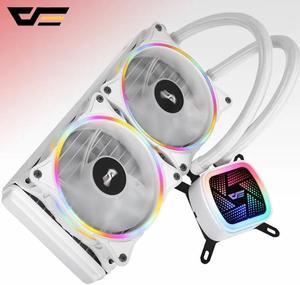 ARGB water cooling CPU cooler 120 240 360 pc computer rgb fan integrated water Cooler For LGA 775/115x/AM2/AM3/AM4