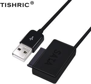 USB 2.0 to 7+6 13Pin SATA Cable With LED For ODD CD-ROM DVD-ROM 2nd HDD Caddy Drive Adapter Generation lll
