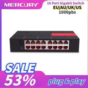 Mini 16 port Gigabit switch 10/100/1000Mbps desktop switch hub network Full/Half duplex ( SG116M )