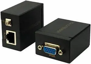 60m VGA Extender 1x1 Splitter RJ45/cat5e/6 ethernet cable Ethernet Adapter Amplifier support monitor projector HDTV PC VE60